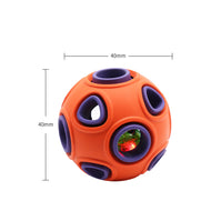 Leuchtender klingender Hund Spielzeug ball