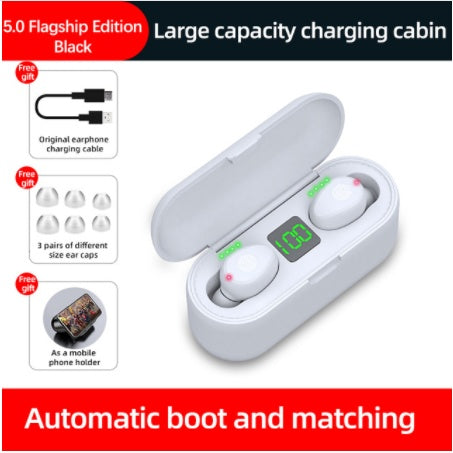 „Kabellose Bluetooth Kopfhörer – In-Ear Headset mit Mikrofon & HiFi-Sound“
