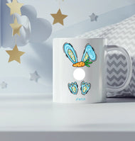Personalisierte Frohe Ostern Hase für Kinder
