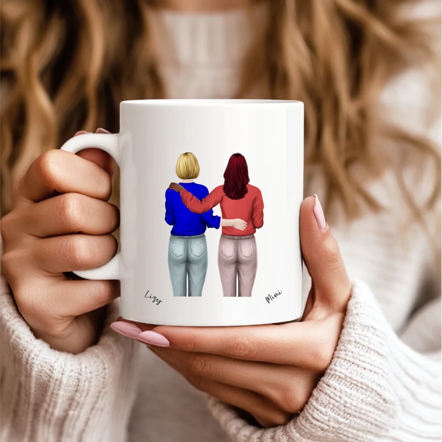 11oz White Mug Model Mockup