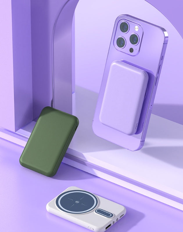 „Kabellose Magnetische Powerbank – Tragbares Ladegerät & Mobile Stromversorgung“