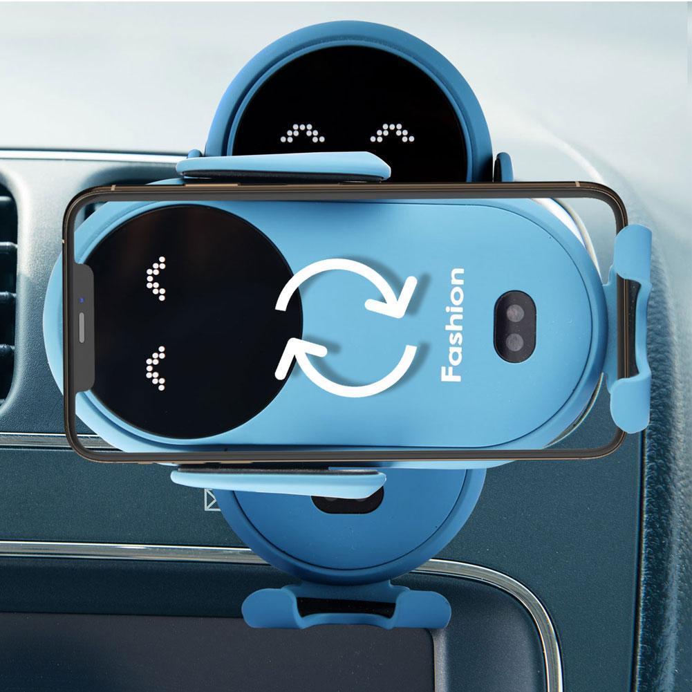 „Kabelloses Auto Ladegerät mit Infrarot-Sensor – 2-in-1 Handyhalterung & Schnellladegerät fürs Auto“