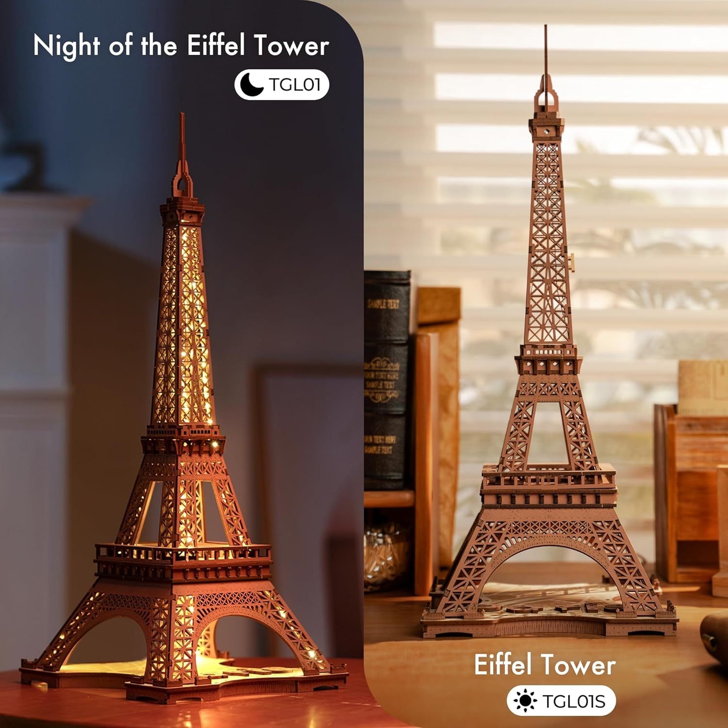 Ein einzigartiges Holzpuzzle in XL-Größe mit 4 faszinierenden Lichtshows.
Erleben Sie die Magie von Paris direkt bei Ihnen zu Hause!