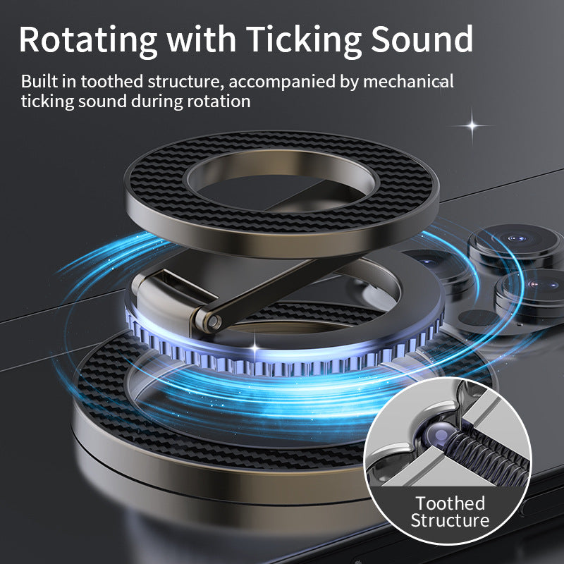 „360° Drehbare Magnetische Handyhalterung fürs Auto – Faltbar & Doppelseitig mit Ring