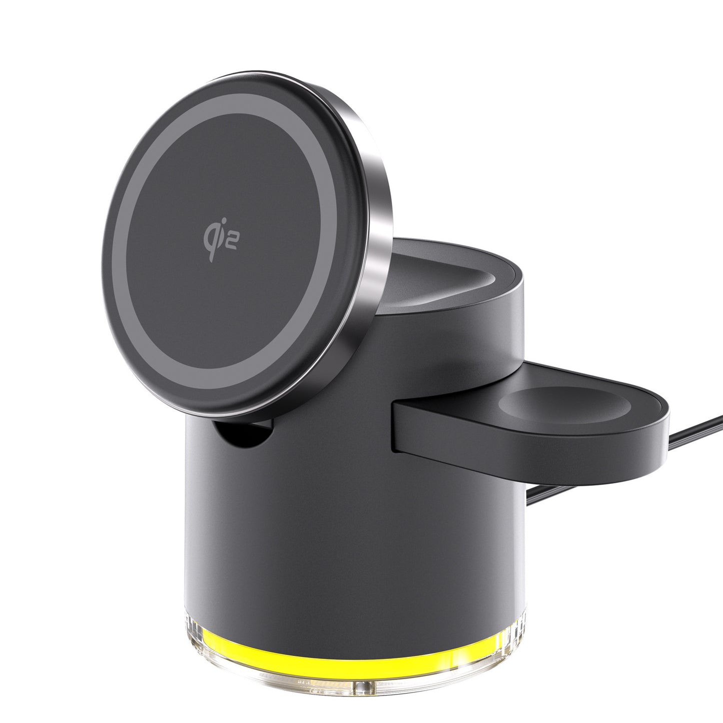 „3-in-1 Faltbares Magnetisches Wireless Ladegerät – Handy, Uhr & Kopfhörer gleichzeitig laden“