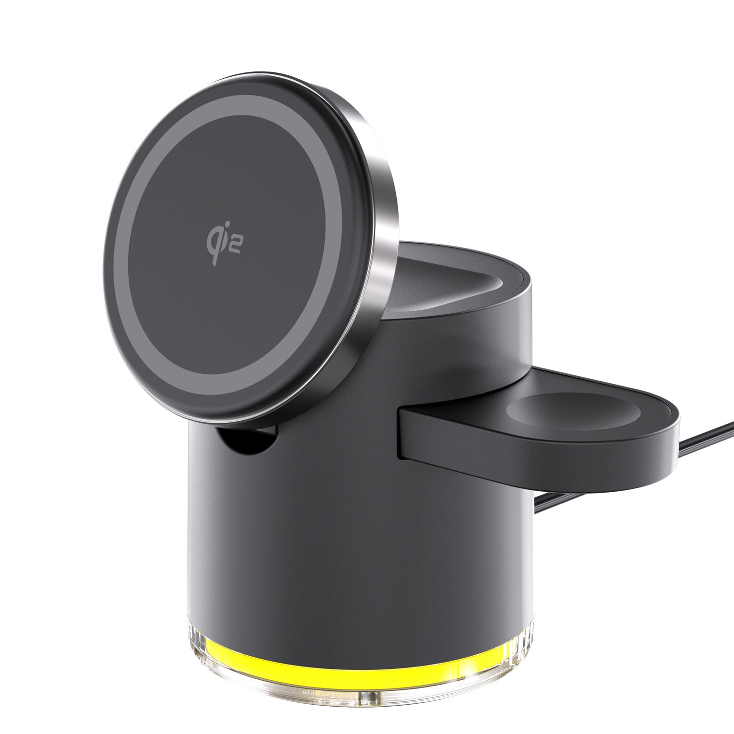 „3-in-1 Faltbares Magnetisches Wireless Ladegerät – Handy, Uhr & Kopfhörer gleichzeitig laden“